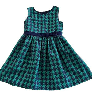 Cat & Jack Girls houndstooth Dress. Size S. (6)